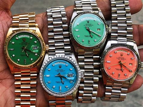 rolex colors|rolex watches and colorful swatches.